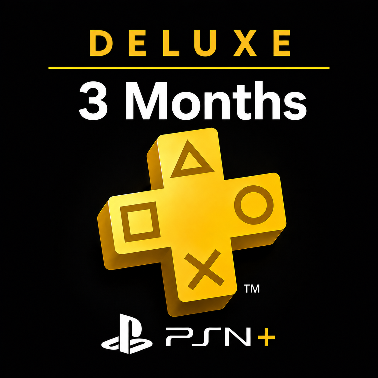PSN Plus Deluxe 3 Mois