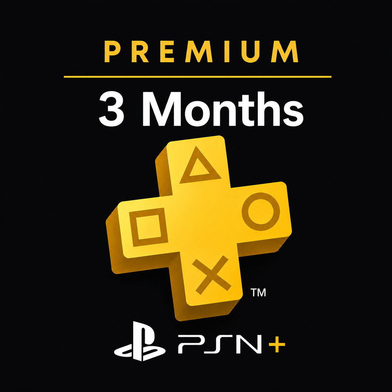 PSN Plus Premium 3 Mois