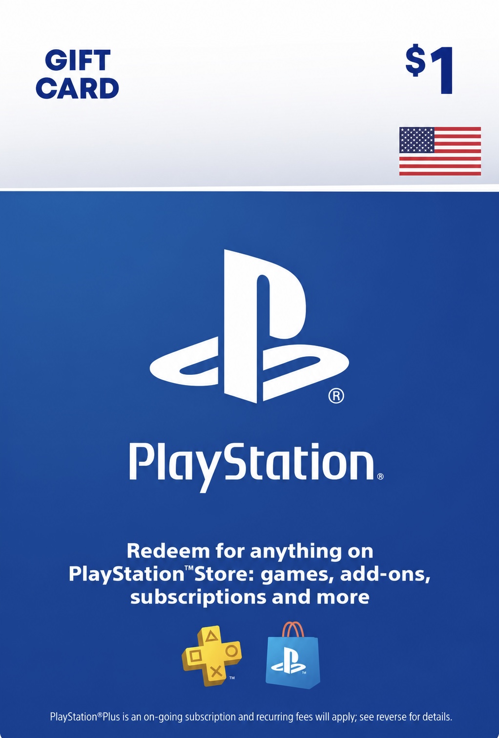 1$ USA PSN