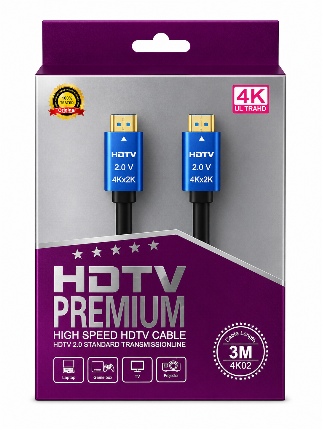 Câble HDMI PS4 3m